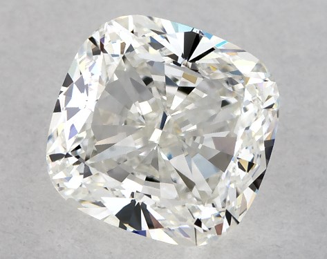 GIA 1.00 Carat H-VVS2 Good Cut Cushion Modified Natural Diamond